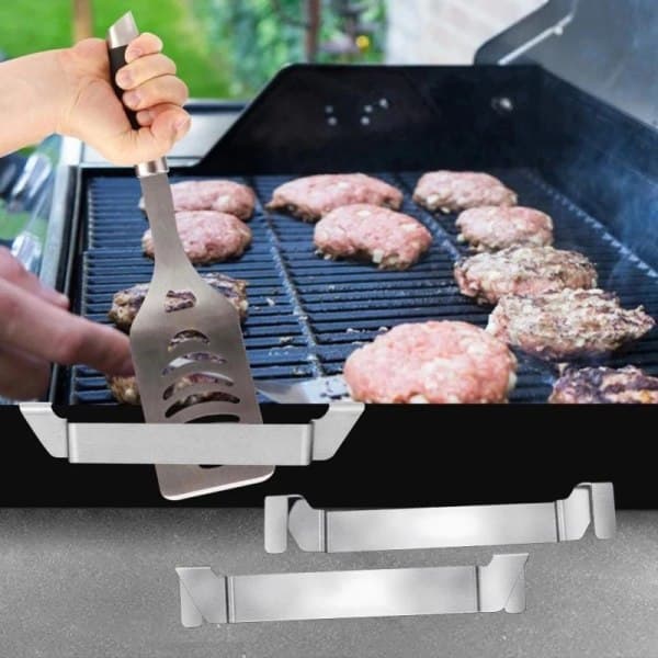 IC Grillspatelhållare i rostfritt stål Grillredskapshållare