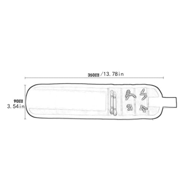 IC Bärbart Magnetiskt Armband Verktygsväska Magnet Elektriker Handled