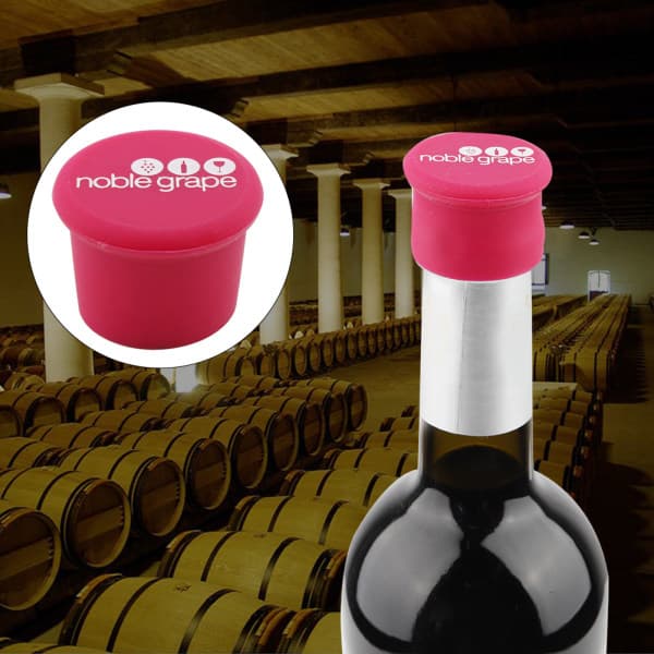 Livsmedelsklassad silikonvinlock Vinpropp (2-pack)