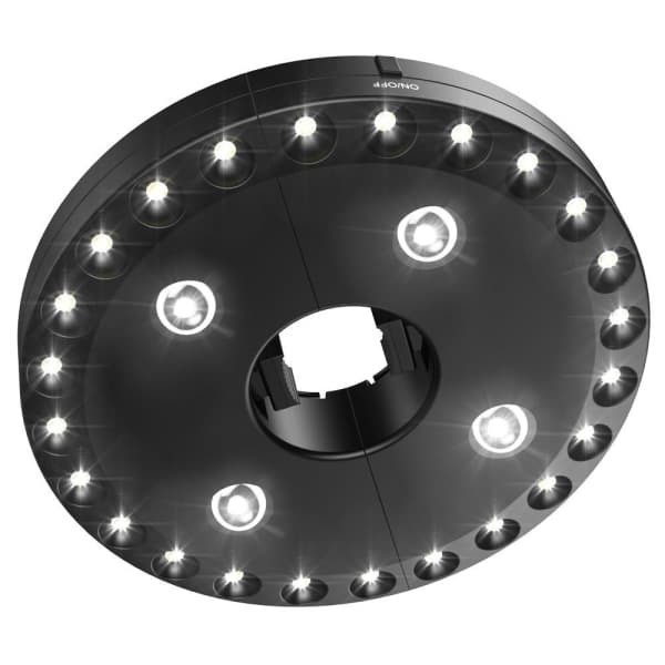 IC Parasollbelysning Uteplats Paraplyljus 24 LED-lys 3 moduser