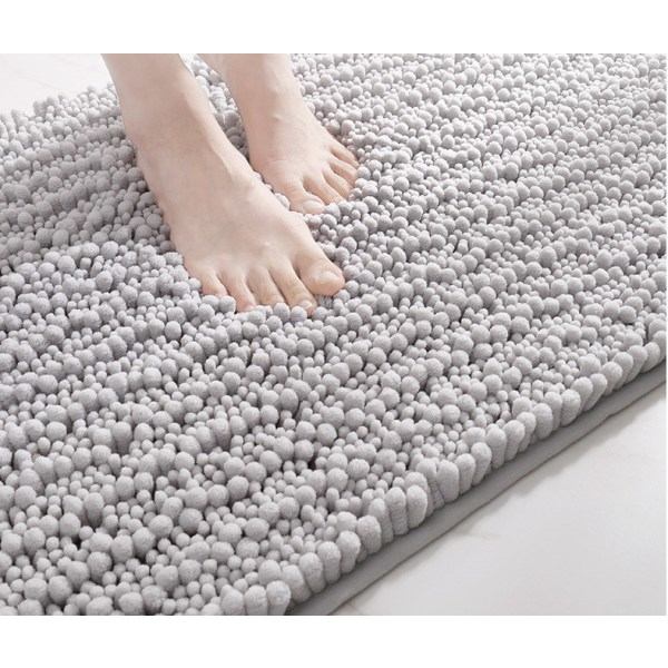 IC Tykk chenille gulvmatte for sklisikker absorberende fotmatte, B18