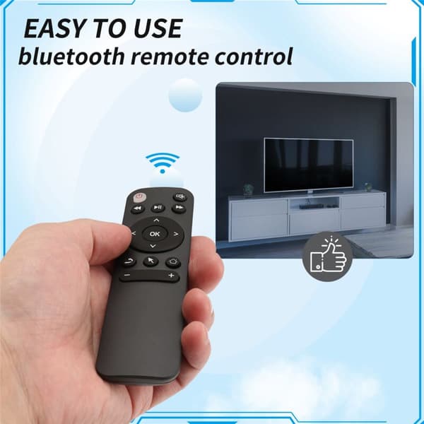 Bluetooth 5.2 Fjärrkontroll för Smart TV Box Telefon Dator PC Projektor Etc. BT5.2
