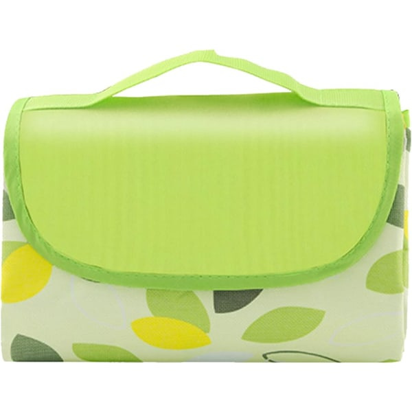 IC Utomhus picknickfilt Vikbar vattentät sandmatta Extra stor picknickfilt för strandcampingvandring (grön, 40 x 60 tum)