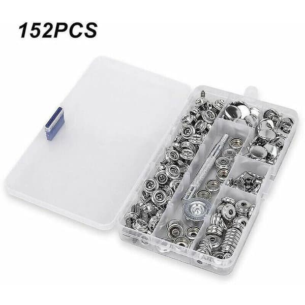 152 stk. Marine Grade Canvas Båd Cover Snap Fastener Kit