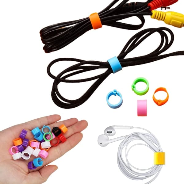 IC 100 stk. Fuglebenringe Plast Due Identifikationsring 8mm