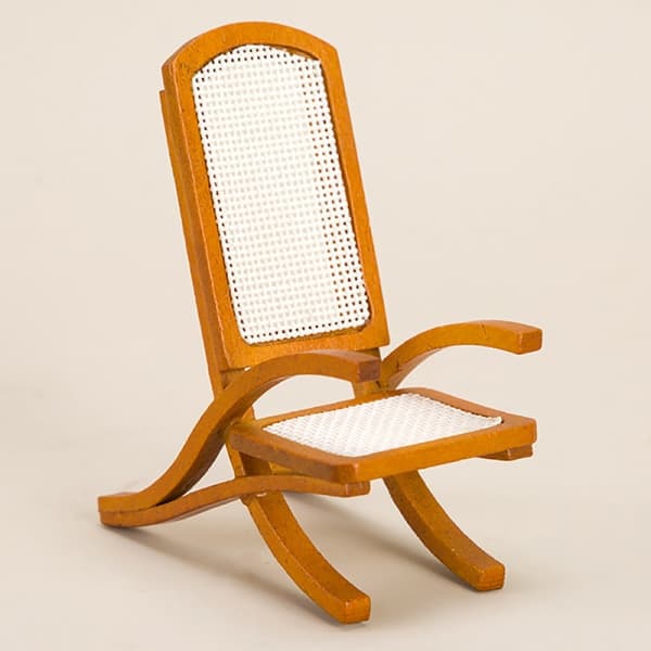 IC Dukkehus Mini Chaiselong Stol Liggestol Model Dukkehus Møbler