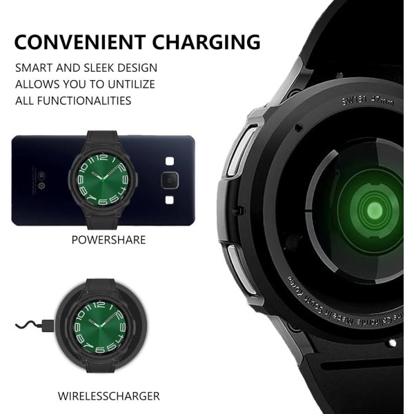 Kompatibelt Bumper Case til Samsung Galaxy Watch 6 Classic 47 mm, Bezel IC