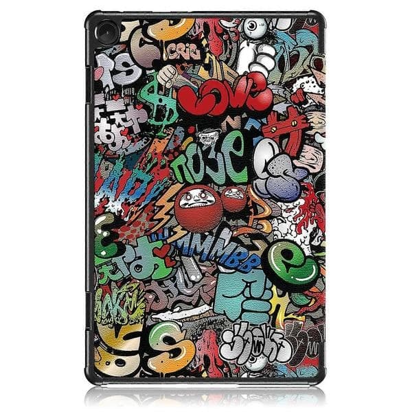 Smart skinnveske til Lenovo Tab M10 10.1 3rd Gen Graffiti Graffiti