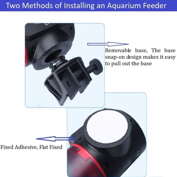 IC Automatisk Fiskematsautomat med LCD-display, Automatisk Akvariematare