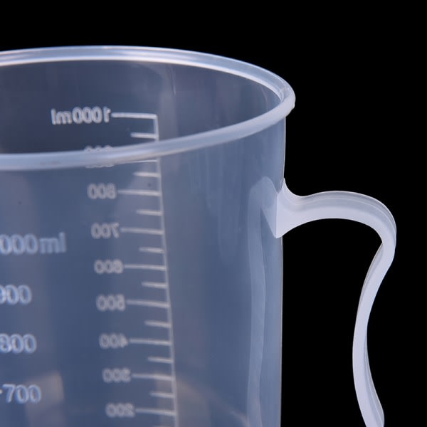 IC 20/30/50/300/500 / 1000ML Muovi Mittakupin Kannellinen Kaada Pipetti Kuten Kuvassa 300ml