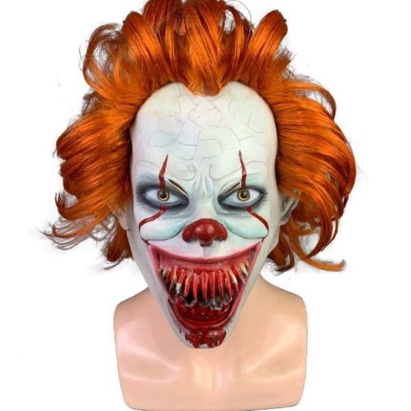 IC-klovni hehkuva naamio kauhupääpanta cosplay halloween pääpanta kauhumask
