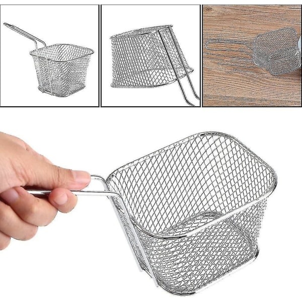 IC CNE 8 stk friturekurve, rustfrit stål stegekurve