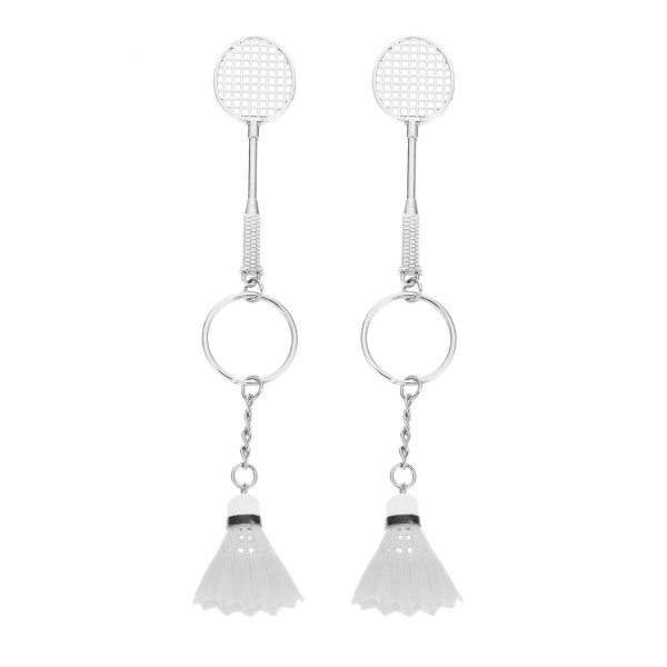 2 stk. Badmintonbold Nøgleringe Badmintonboldhæng Sportstil Hængende IC
