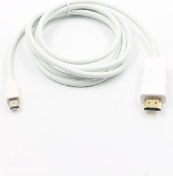 Mini DisplayPort–HDMI-kaapeli – 1,8 metriä – valkoinen