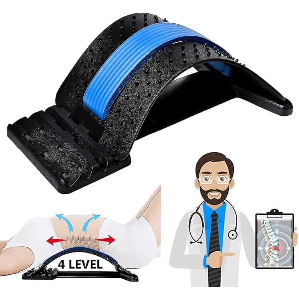 IC CNE Ryggsträckare Ryggmassagerare, 4 nivåer justerbar