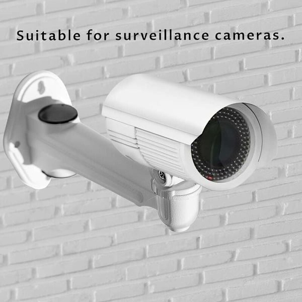 Mini-projektorin seinäteline, 3 kg:n kuorma, pituus 16–20 cm, alumiinimateriaali, CCTV/kameralle/projektorille/verkkokameralle – 360° kääntö (valkoinen)