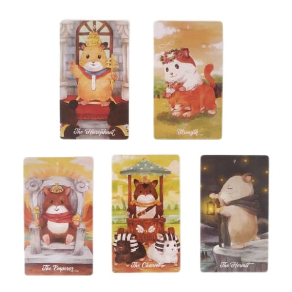 IC 12*7cm Hams Tarotkort Spådomsdæk Familie Fest Bo