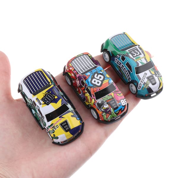 IC 10 ST Racing Biler Model Børn Mini Tin Bil Sæt Reboun A1