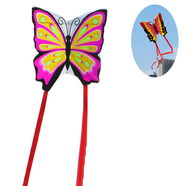 IC CIM Lättvind Fjärilsdrake - Butterfly PINK -
