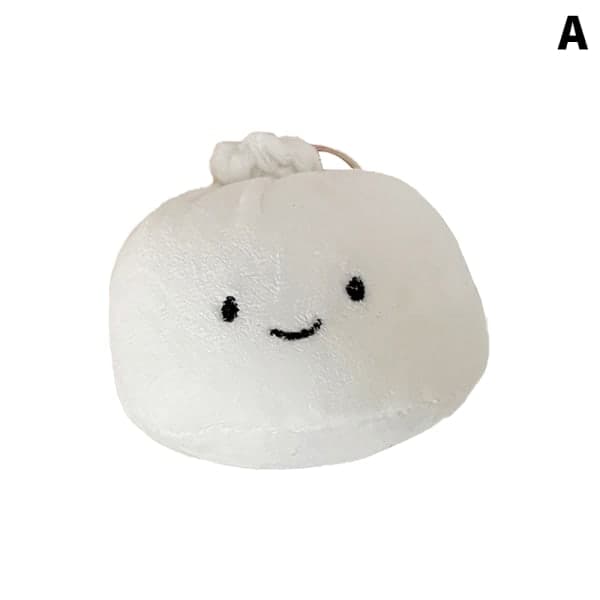 IC e Pehmo valkoinen riipus avaimenperä Tyttölaukun asuste Kawaii Pend A