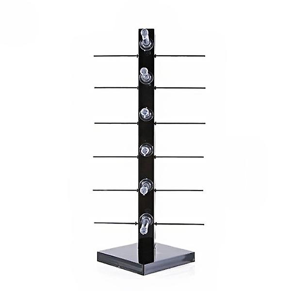 Solbriller Stativ Metal Solbriller Display Stativ Solbriller Skærmholder Metal Stativ Bordplade Briller Stativ Sort Sort