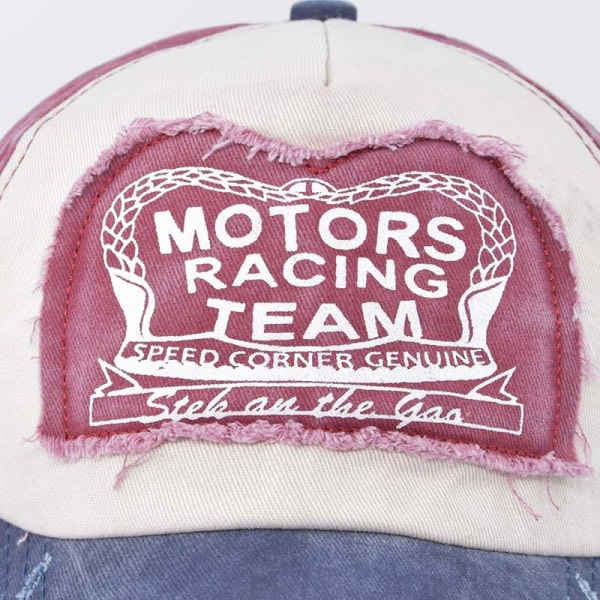 Retro pesuhattu Pipo Kulunut pipo Moottorit painettu hattu Merimiespipo Cb2228WineRed+NavyBlue Säädettävissä