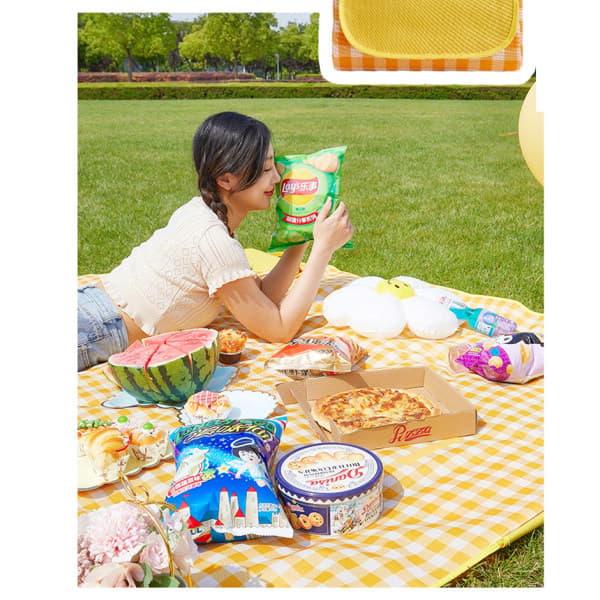 IC Tjock Oxford tyg picknick matta Utomhus utflykt bärbar