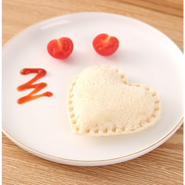 IC Smörgåsskärare och förseglare - Smörgåsmaskin - Perfekt för Lunchbox och Bento Box - Pojkar och flickor Barn Lunch-Love + Pentagram