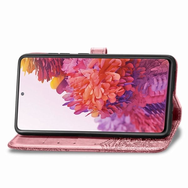 IC Samsung Galaxy S20 FE - Mandala Læderetui - Roséguld Roséguld Roséguld