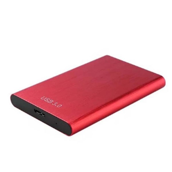 Mobil Ssd med metalskal Multisystemkompatibilitet Hårddiskar for kontorsresor Hem Red 500GB