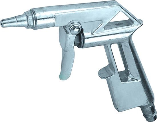 EINHELL 3-delars tryckluftstillbehörssats med blåspistol, 4 m spiralslang och däcktrycksmätare