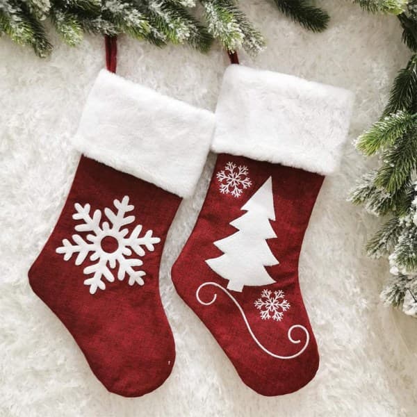 IC NOE 4 stk Julstrumpe til Peis, Nisse S