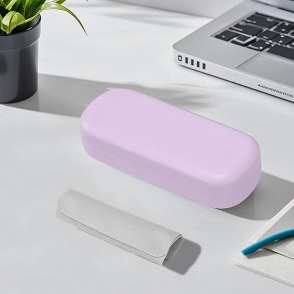 5 - cm - Purple - Universal - Sunglasses Case - Hard - Glasses Case - Large - Simple - Stylish - Strong - Durable
