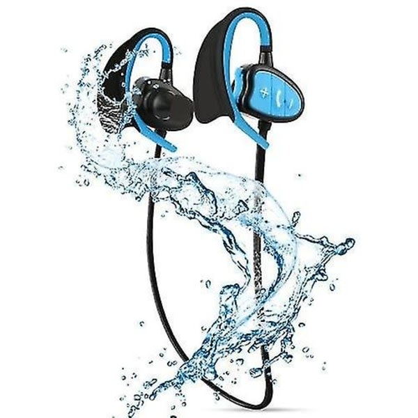Simhörlurar Trådlösa Bluetooth 5.0 hørelurar IPX8 Vattentäta hörlurar Sporthörlurar
