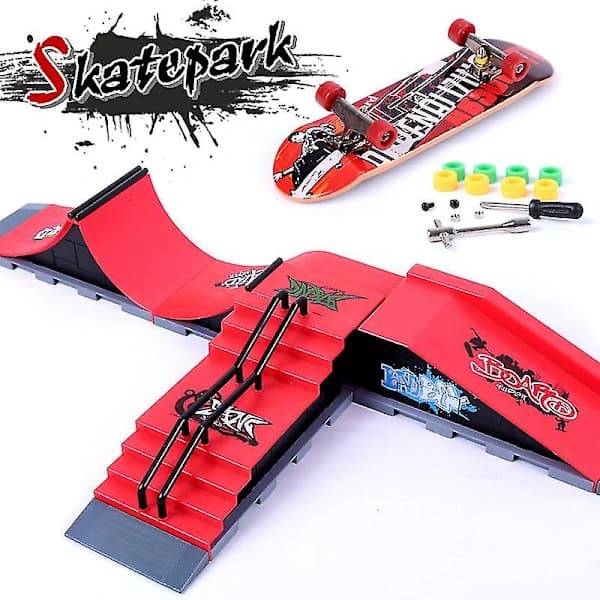 Fingerboard Park Fingerboard Felt Kombinationssæt Gaver Til Børn En til sektion B b b