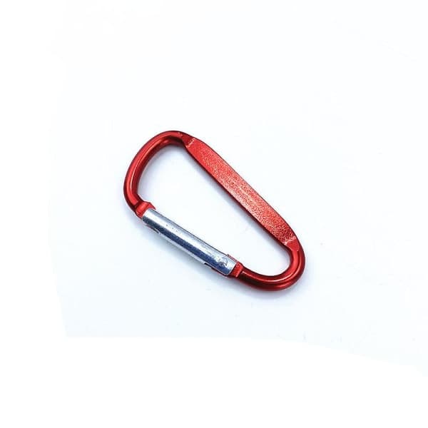 Stora Karbinhakar Nyckelring 3\" Aluminium D-form Premium Slitstark D-ring Karbinhake Clip Ok Campingtillbehör Snap IC