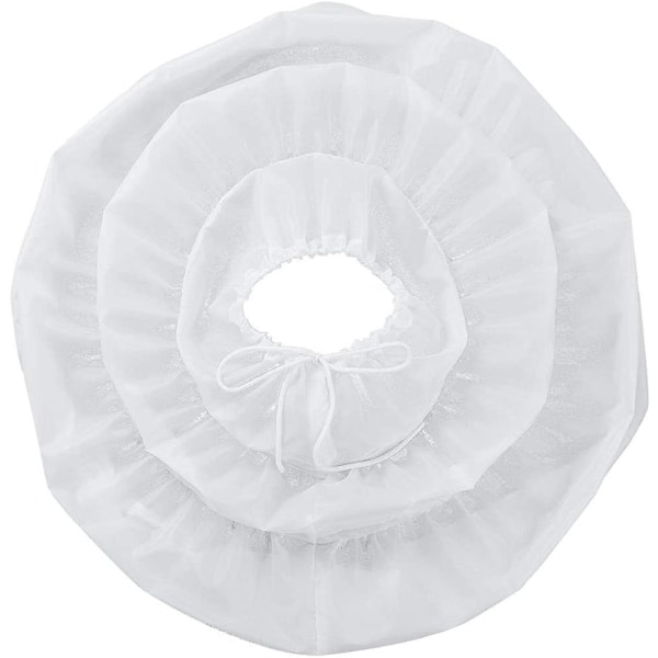 IC Vit 3 Hoops Underkjole Crinoline Bryllup Brudepige Blomst Pigekjole