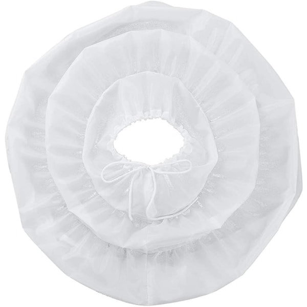 IC Vit 3 Rengas Alushameetti Crinoline Hääpuku Morsiusneito Kukkakoristeellinen Mekko