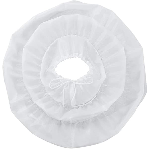 IC Vit 3 Ringar Underkjol Crinoline Bröllop Brudtärna Blomma Klänning