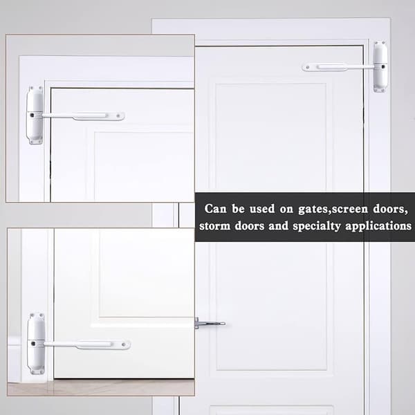 Adjustable - Door Closer - Indoor - Outdoor - Hydraulic - Automatic - Spring Loaded - Safety Spring Loaded