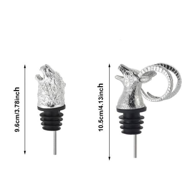 Vinflaskepropper for vinelskere 04-SILVER 04-SILVER 04-silver