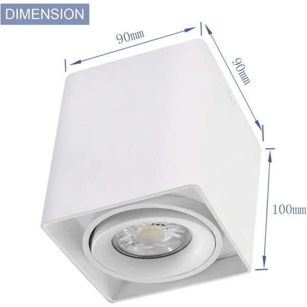 IC Säädettävä kattovalaisin (5W GU10 LED-lampulla) sisätiloihin