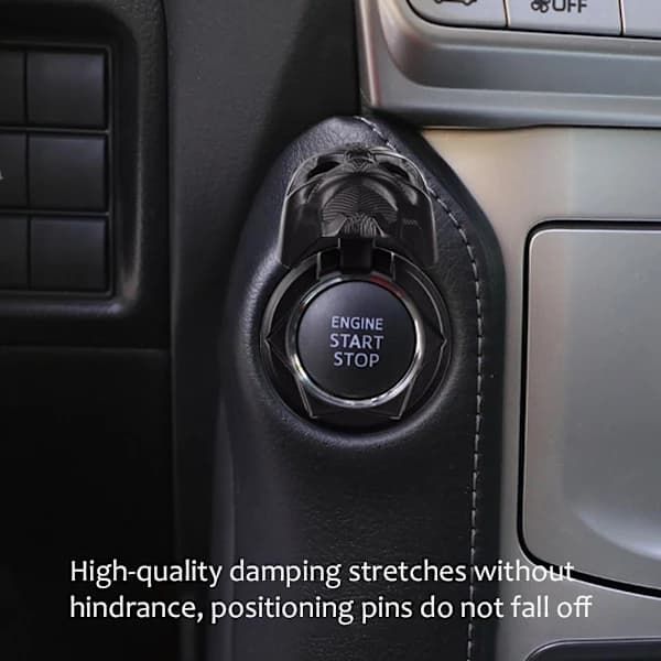 Car Engine Start Button Cover, Protective Sticker, Anti-scratch, Interior Modification, Push Start Decoration