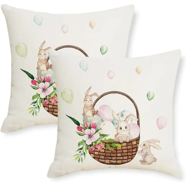 Jul Påsk Kuddfodral Bil Soffa Kudde Nordisk Kontor Linne Kuddfodral (Utan Kuddkärna) twenty two 45cm*45cm