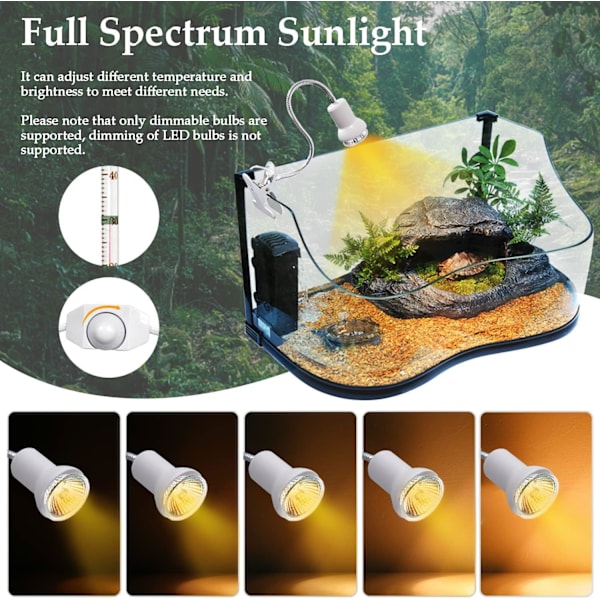 Skildpadde varmelampe, krybdyr landskildpadde lampe, landskildpadde lampe, krybdyr varmelampe, til krybdyr, padder, skildpadder Bread