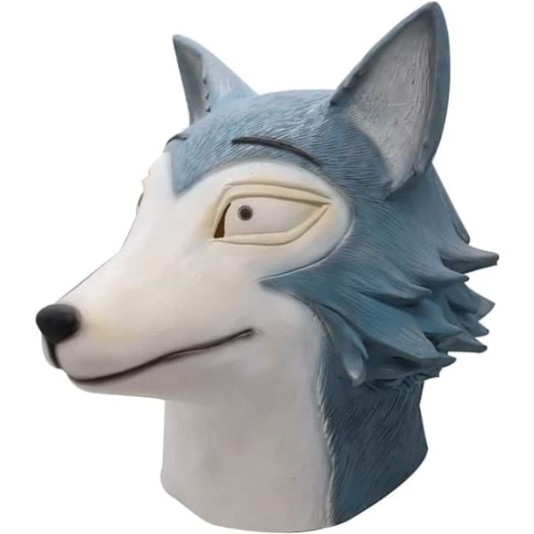 IC Wolf Gloves Tail Cosplay Beastars Fingers Nail Realistic Props (Mask)