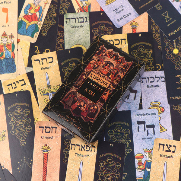 IC 5781 Kabbalistiset Tarot-kortit Perhejuhla Lautapeli Divin Monivärinen ONE  SIZE