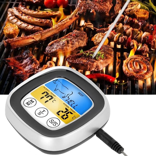 Trådløs kötttermometer, digital elektronisk materometer