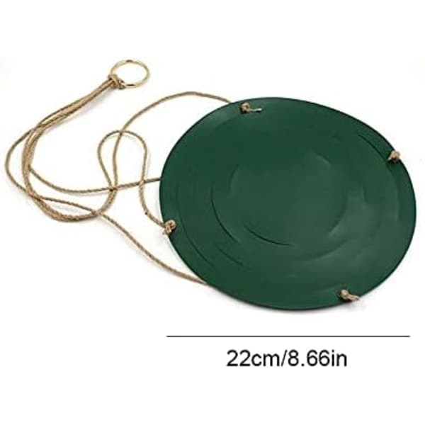 IC Läderhängande Blomkruka - Inomhus & Utomhus, 22cm/10cm, Grön