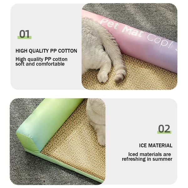 IC Medium hundeseng til store mellemstore små hunde Rektangel Vaskbar